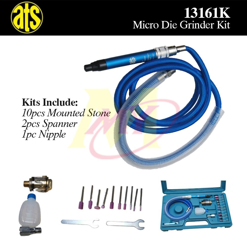 ATS 13161K Pneumatic Micro Die Grinder Kit