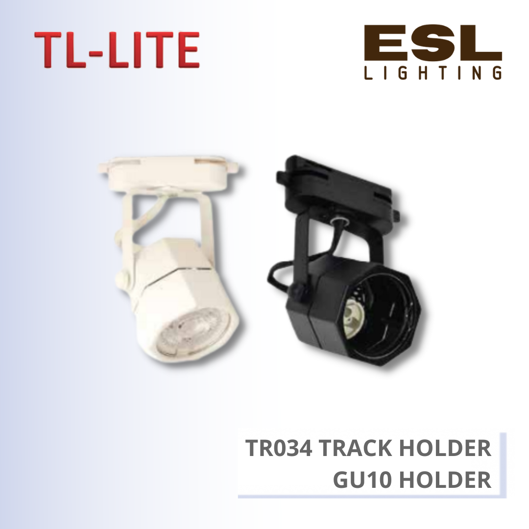 TL-LITE TRACK LIGHT - TR033 TRACK HOLDER - GU10 HOLDER 