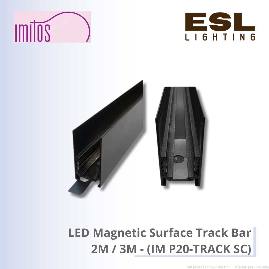 IMITOS LED Magnetic Surface Track Bar 2M / 3M - IM P20-TRACK SC