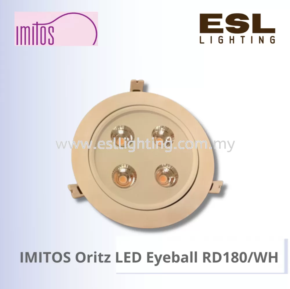 IMITOS Oritz LED EYEBALL 52W - RD 180/WH