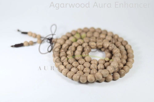 Kynam Agarwood Bracelet (Cultivated) 8mm x 108beads 奇楠沉香手串（种植）8mm x 108颗