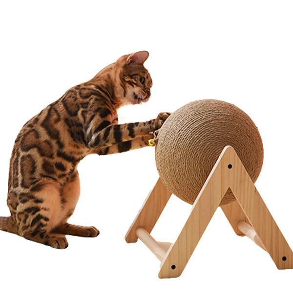 Cat Scratching Ball