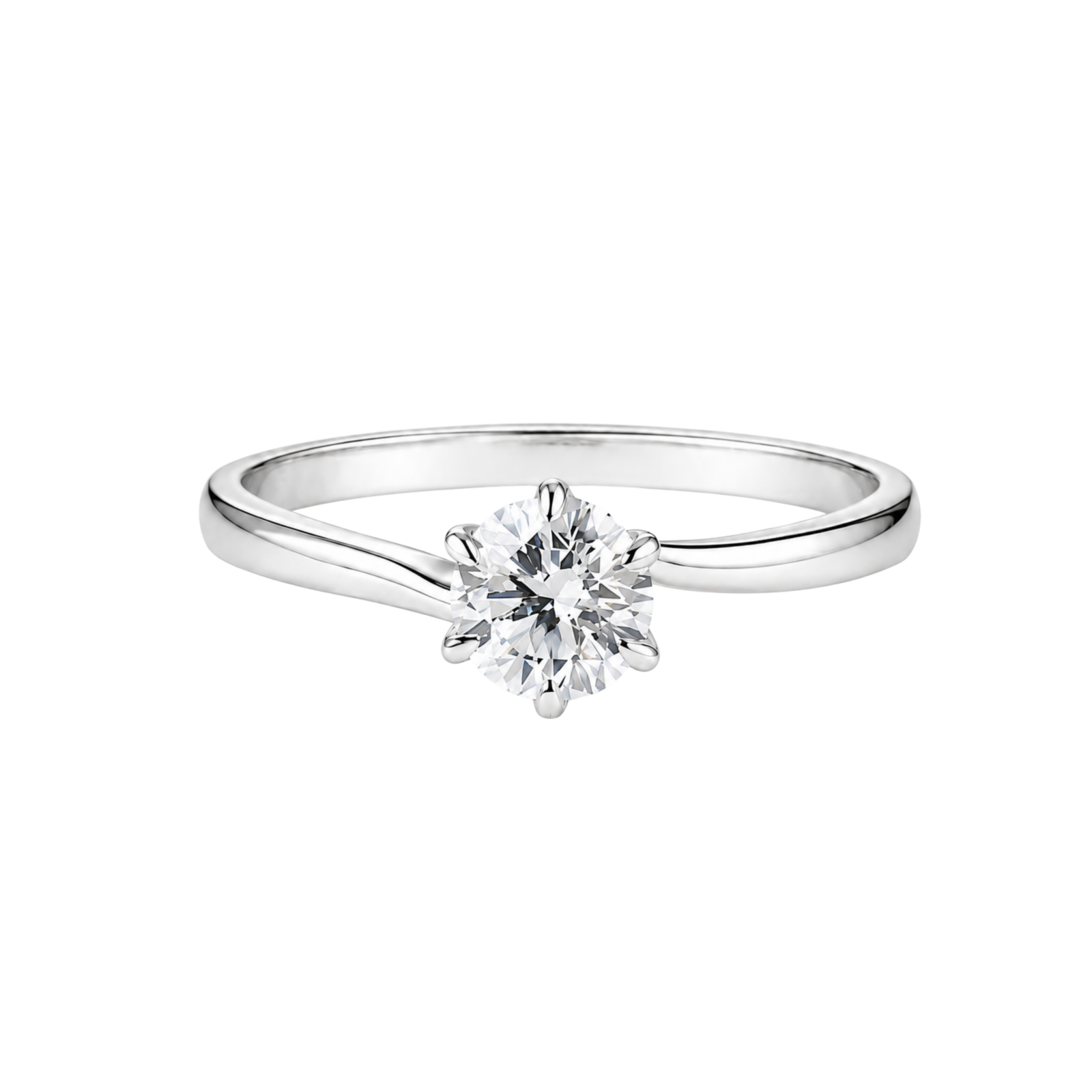 Roman & Co庐 Celestia Grace Solitaire Ring