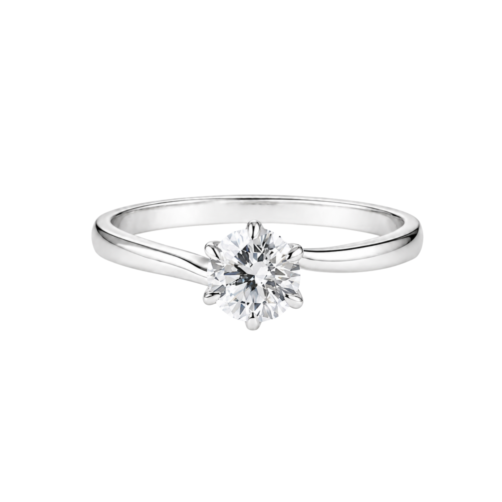 Roman & Co庐 Celestia Grace Solitaire Ring