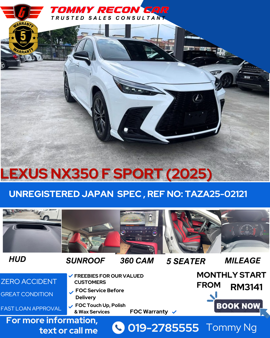 LEXUS NX350 F SPORT