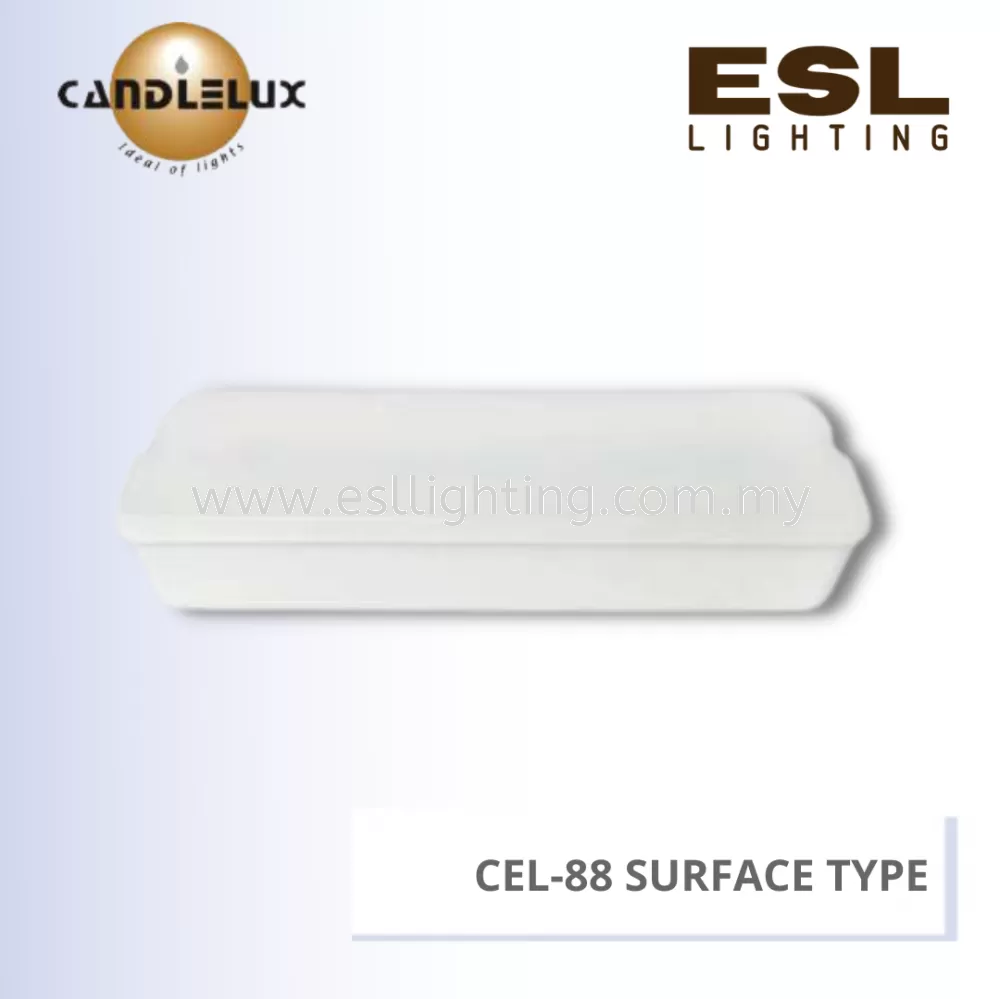 CANDLELUX EMERGANCY LIGHTING LUMINAIRE - CEL-88 SURFACE TYPE