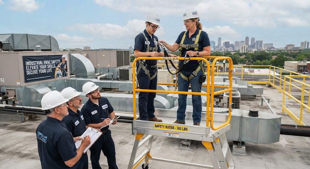 industrial HVAC elevated platform safety training