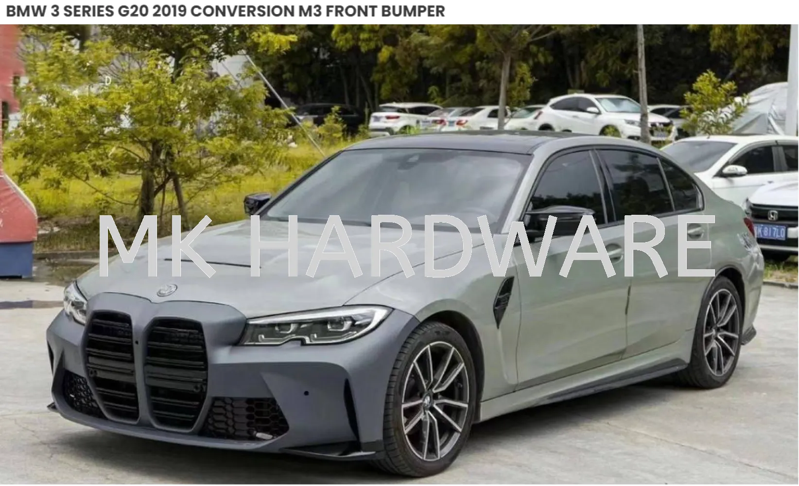 BMW 3 SERIES G20 2019 CONVERSION M3 FRONT BUMPER