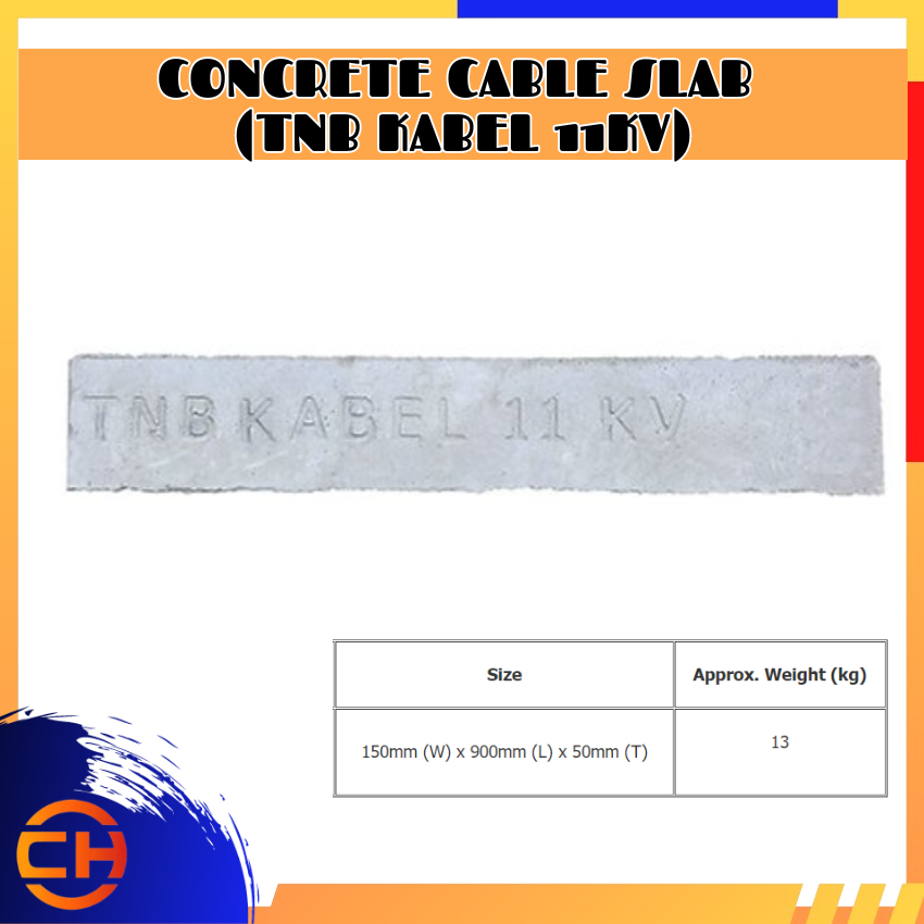 (PRE-ORDER) Concrete Cable Slab [TNB KABEL 11KV]