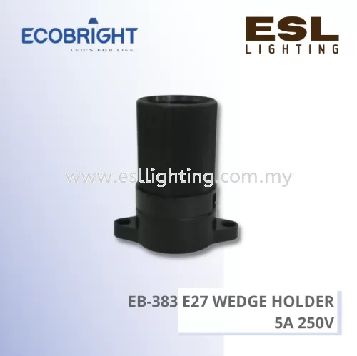 ECOBRIGHT EB-383 E27 Wedge Holder - 5A 250V