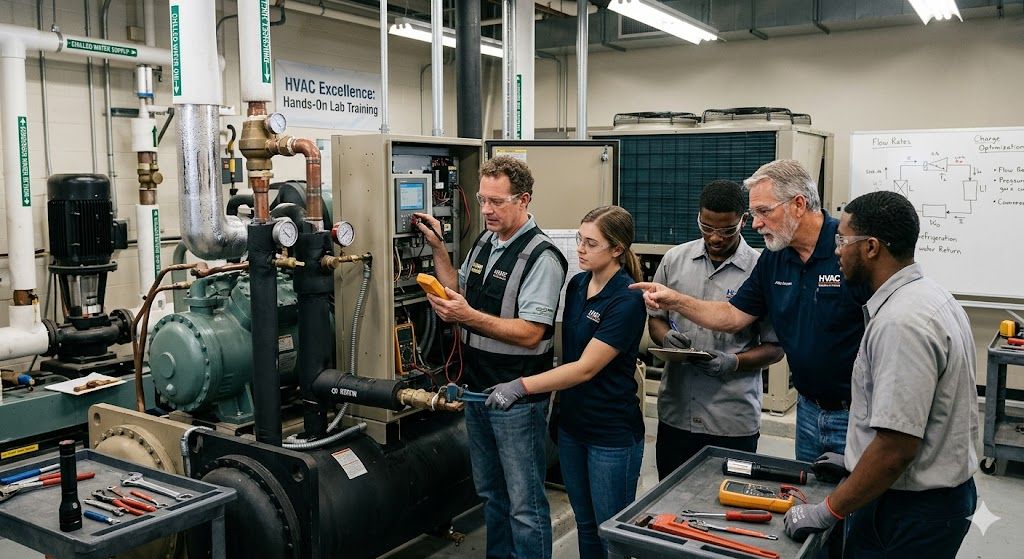 HVAC chiller hands-on training