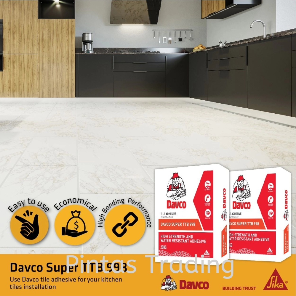 Davco Super TTB 998 | C2E High Strength & Cement Based Tile Adhesive