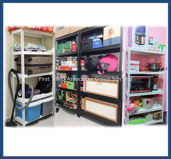 Light Duty Boltless Rack Rak Besi Store Multipurpose Rack Home Rak Serbaguna - 5 levels