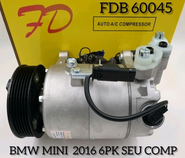 FDB 60045 BMW Mini 2016 No Magnet 6PK Compressor New