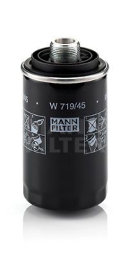 Original MANN-FILTER Oil Filter W 719/45 - For AUDI A3 + Cabriolet (8P) 1.8 TFSI