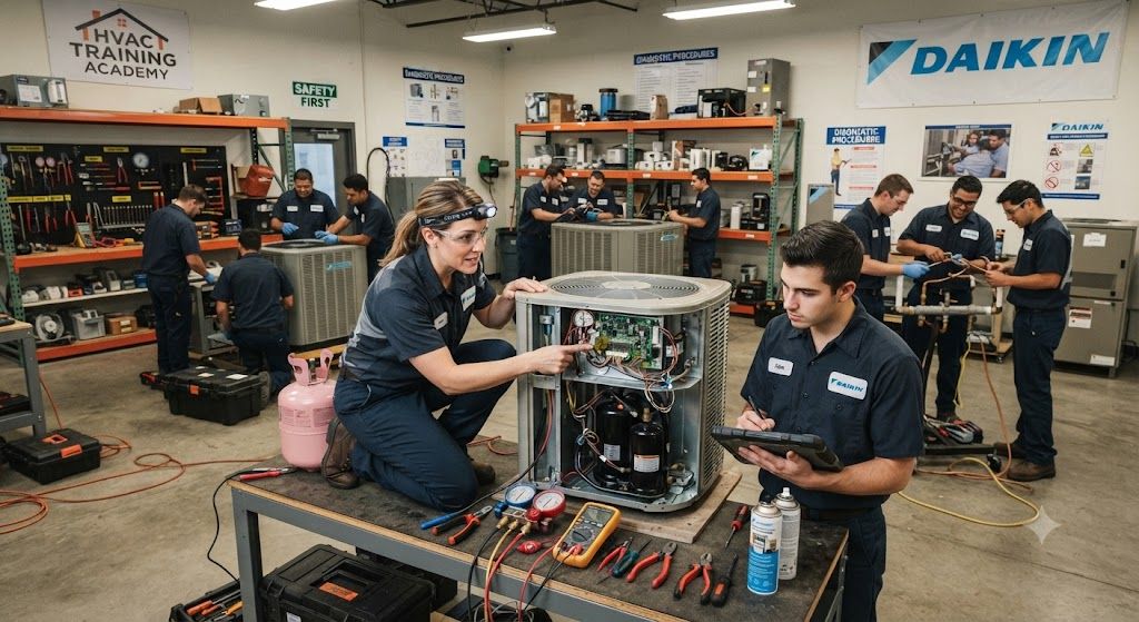 HVAC repair workshop training