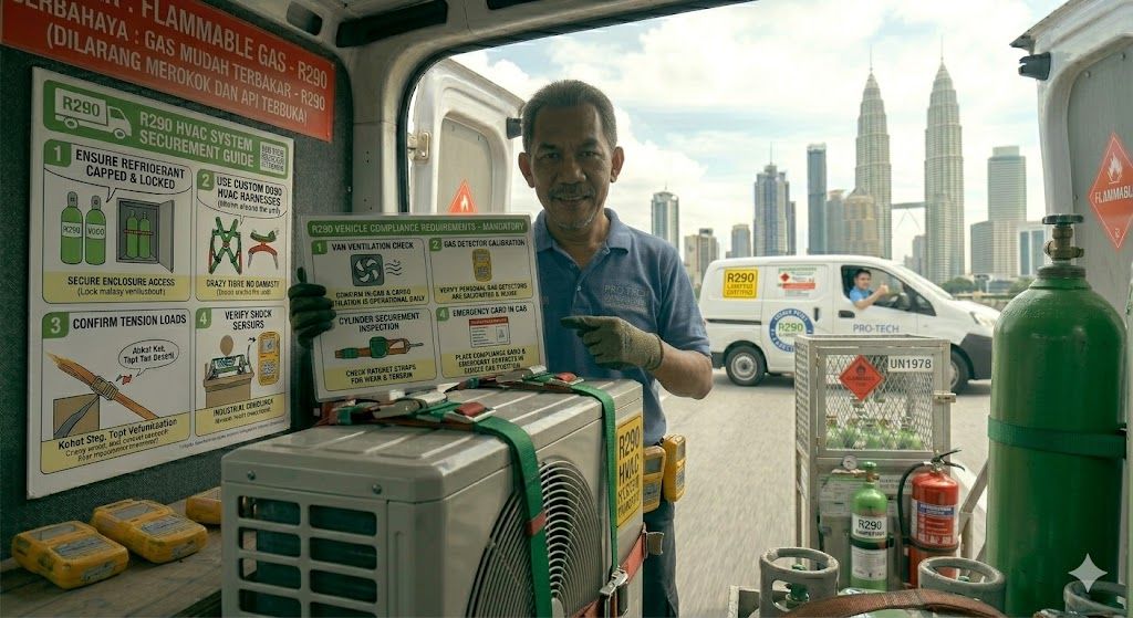 R290 refrigerant vehicle safety requirements