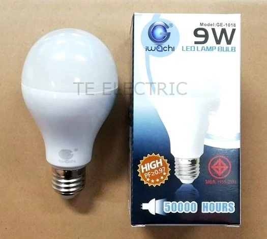 IWACHI 9W E27 ALL IN 1 LED MULTI COLOUR BULB 9W E27 DAYLIGHT 6500K / WARMWHITE 3000K / COOLWHITE 4000K ALL IN ONE!!