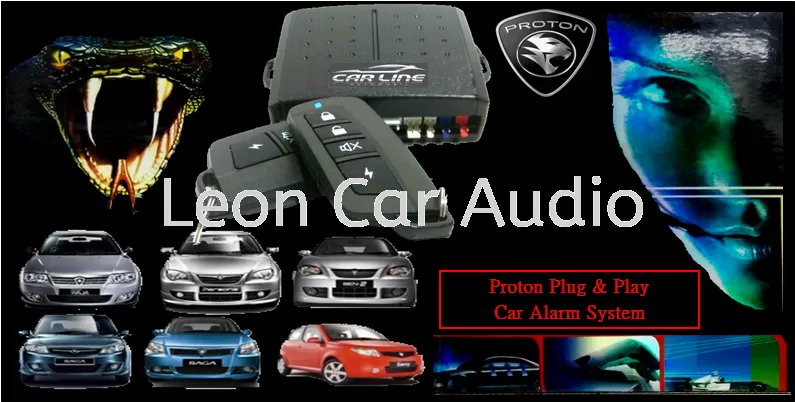 Proton Saga Waja Persona Gen2 Savvy Plug and Play Set Car Alarm System