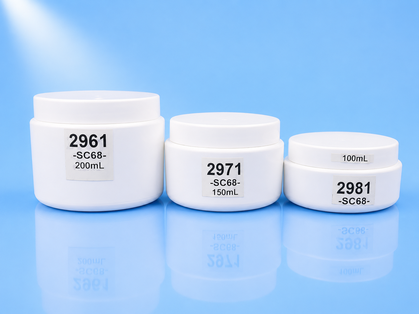 100-200g Cosmetics Jar : 2961 & 2971 & 2981