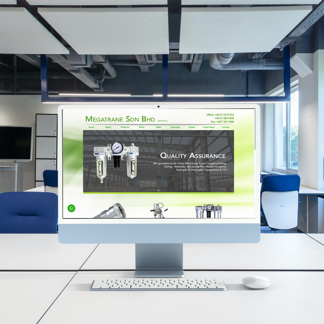 Air Tools Supplier Website Design & SEO | Johor