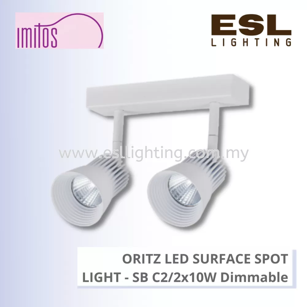 IMITOS ORITZ LED SURFACE SPOT LIGHT 2x10W - SB C2/2x10W Dimmable