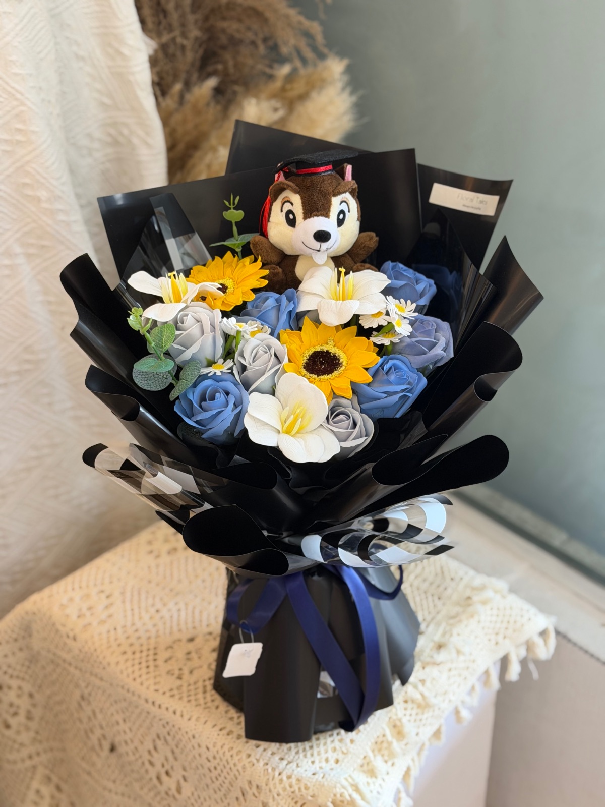 Soap graduation flower