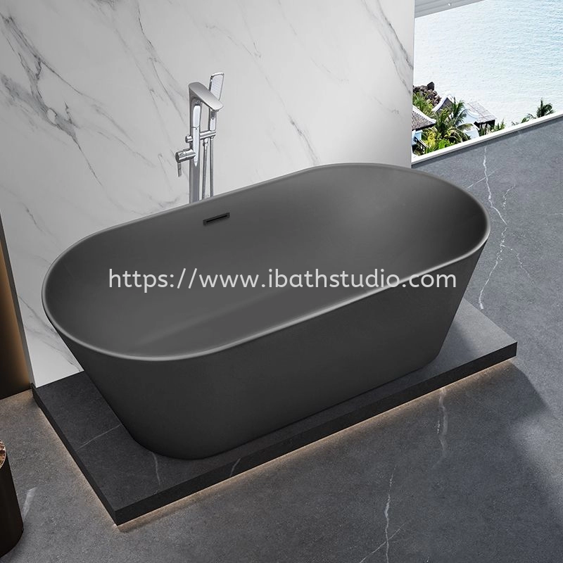 SORENTO SRTBT1872-15/17-BL FREE STANDING BATHTUB