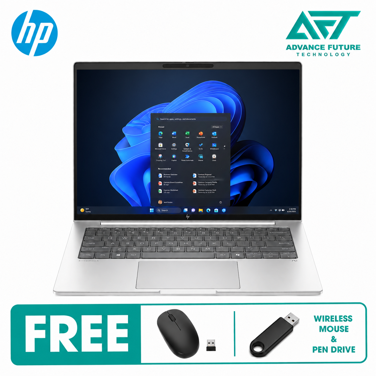 HP EliteBook 8 G1i D87V7AT 14" WUXGA Business Laptop Silver ( Intel Core Ultra 7 266V, 16GB, 512GB SSD, Intel, W11Pro )