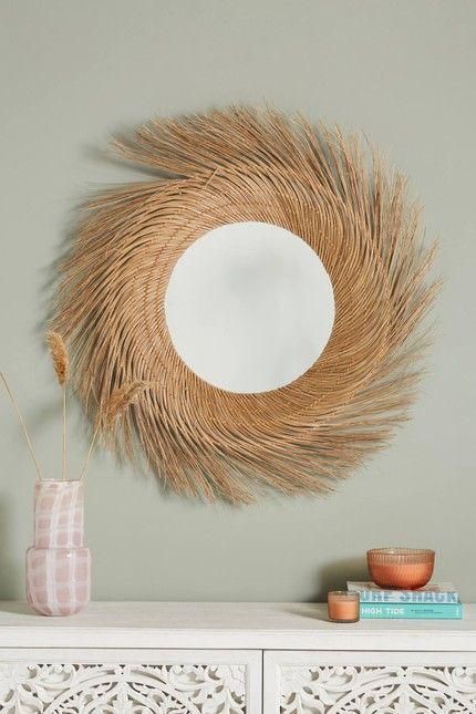 MIR 050 -  RATTAN MIRROR