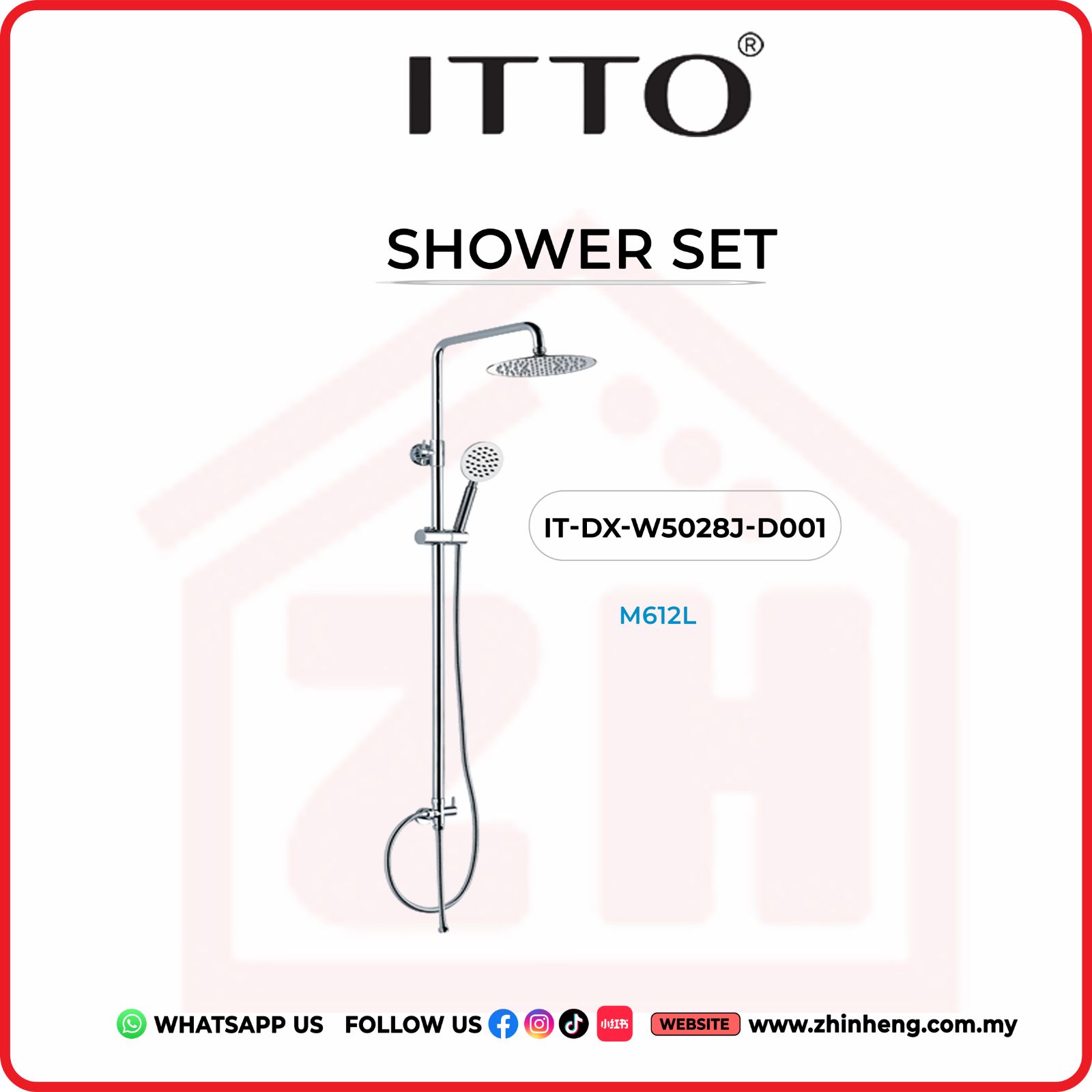 ITTO SHOWER SET  IT-DX-W5028J-D001