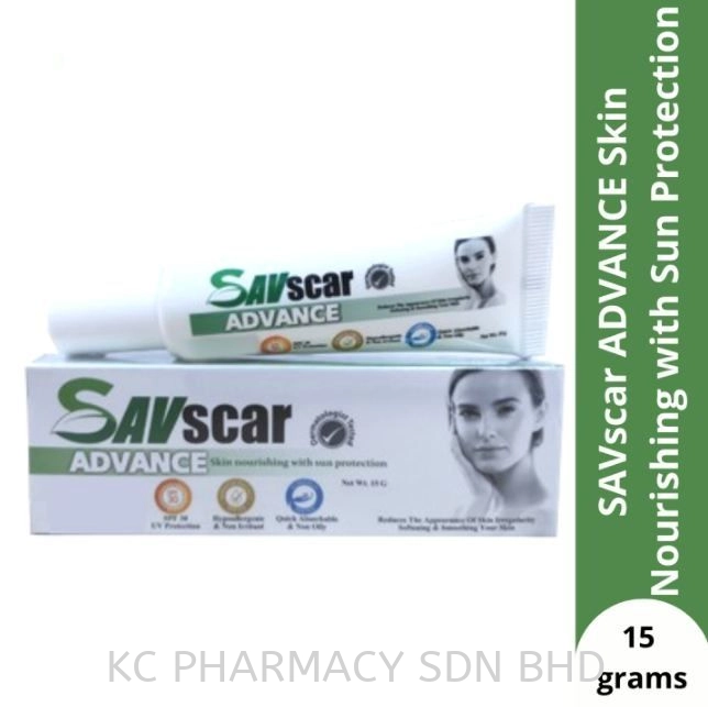 (NEW PRODUCT) SAVSCAR ADVANCE SCAR CREAM 15G