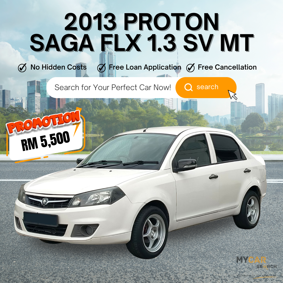 2013 PROTON SAGA 1.3 SV MT