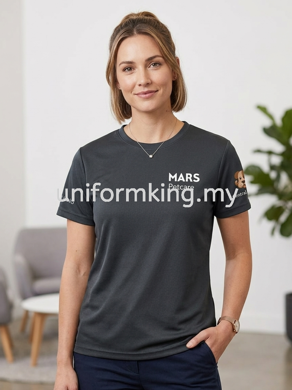 Custom Heat Press Logo T-Shirt | Personalized Printed T-Shirt Malaysia | High-Quality Cotton Tee for Corporate, Events & Branding