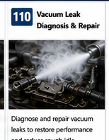 Vacuum Leak Diagnosis And Repair