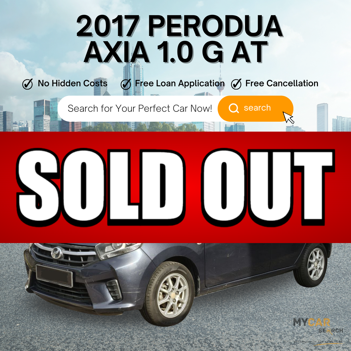 2017 PERODUA AXIA 1.0 G AT