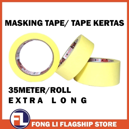 Masking Tape (18mm 24mm 36mm 48mm X40 Yard)