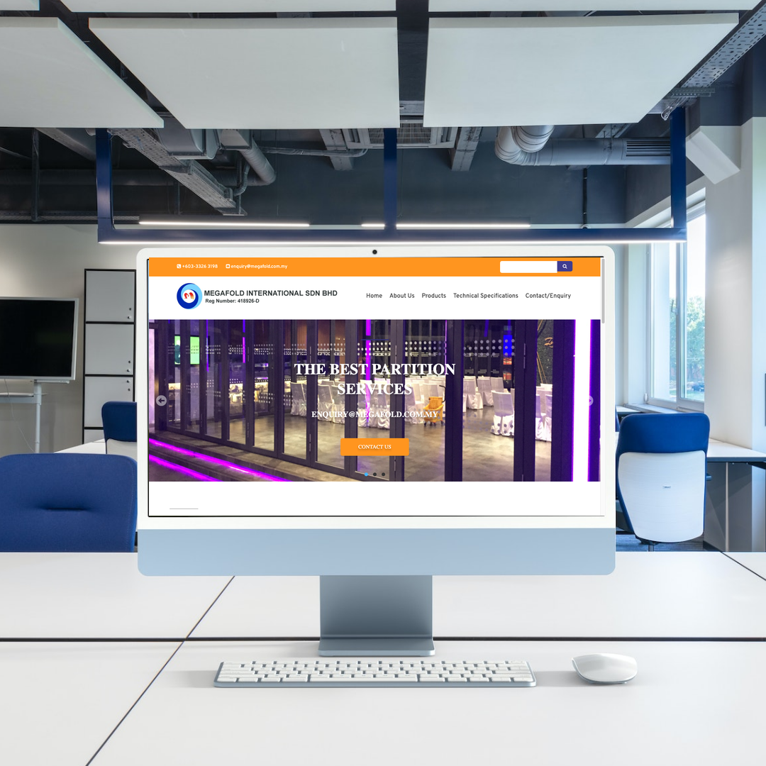 Movable Partition Supplier Website Design & SEO | Kuala Lumpur