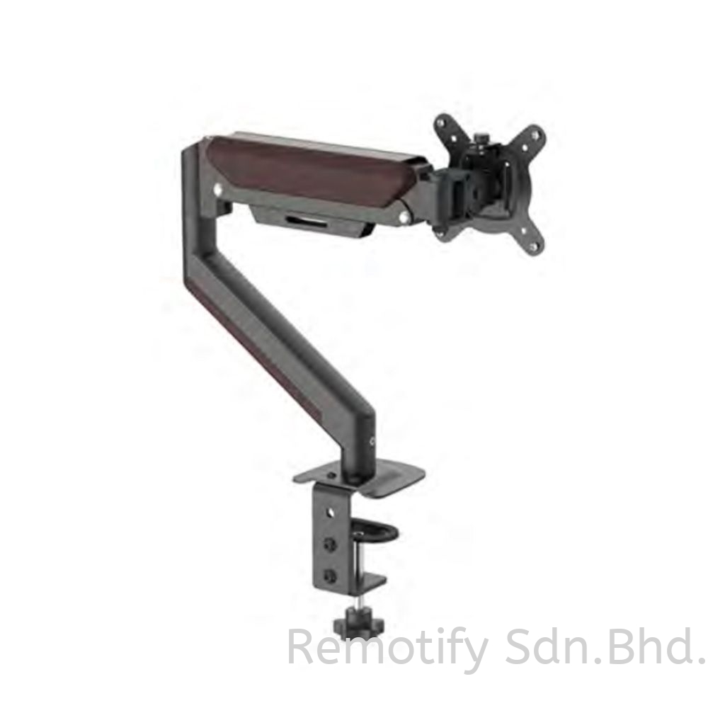 PS80 Monitor Arm Desk Mount for 13"-32" Screens | Adjustable Full Motion Monitor Stand | 180掳 Rotation | VESA 100x100