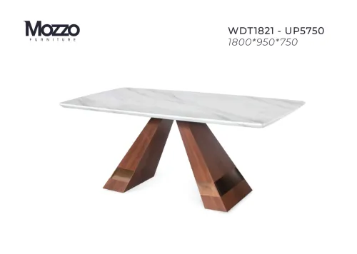 Mozzo WDT1821-UP5750 Tate Marble Stone Dining Table