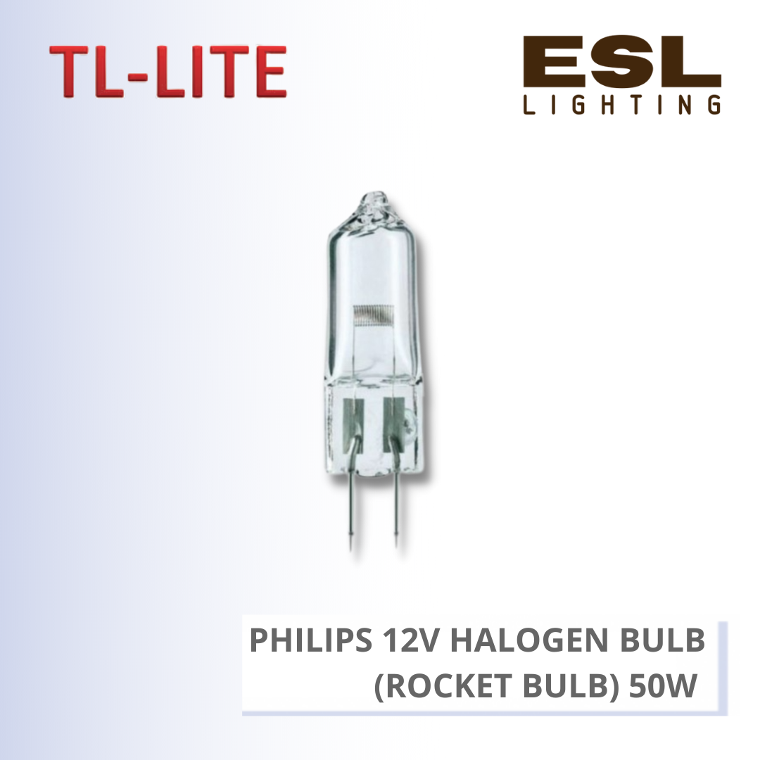 TL-LITE BULB - PHILIPS 12V HALOGEN BULB (ROCKET BULB) 50W