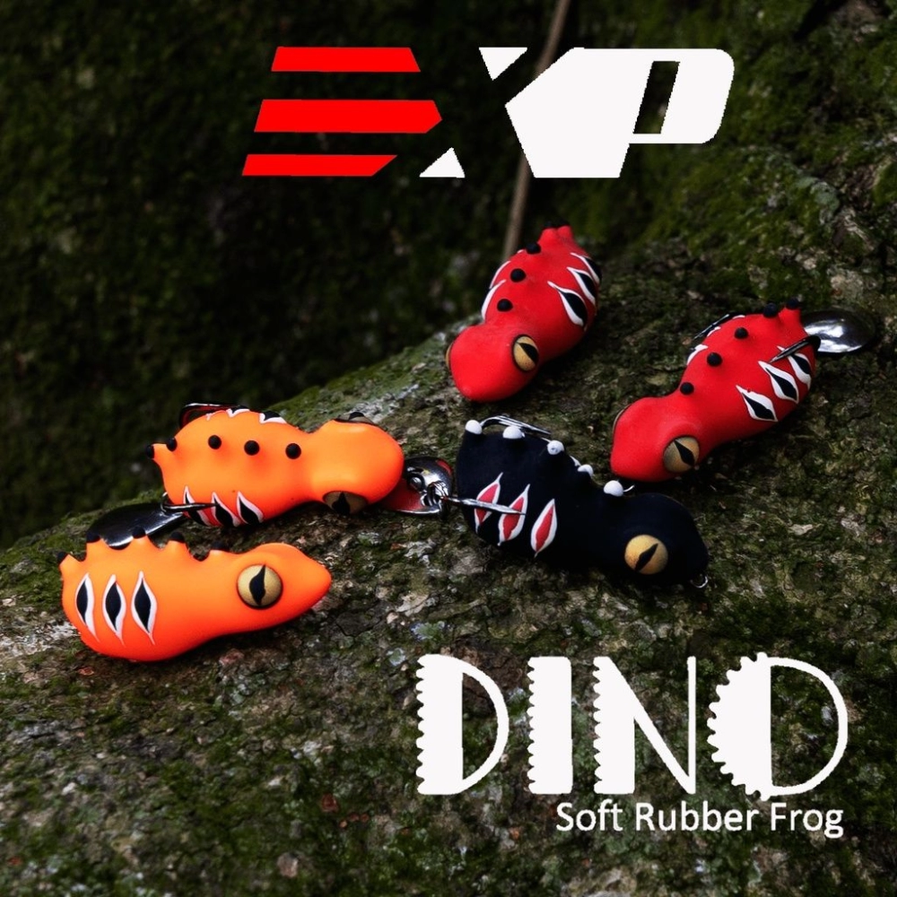  EXP Dino Soft Rubber Frog **BUY 1 FREE 1**