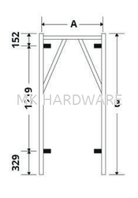 SCAFFOLDING COMPONENTS ST104B Vertical Frame