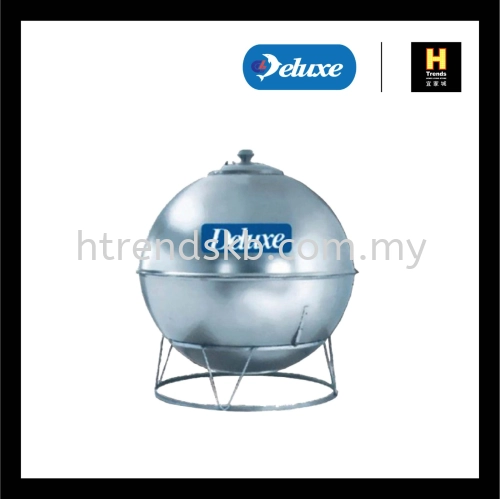 Deluxe 304 Stainless Steel Water Tank / Tangki Air (Earth Shape With Stand)