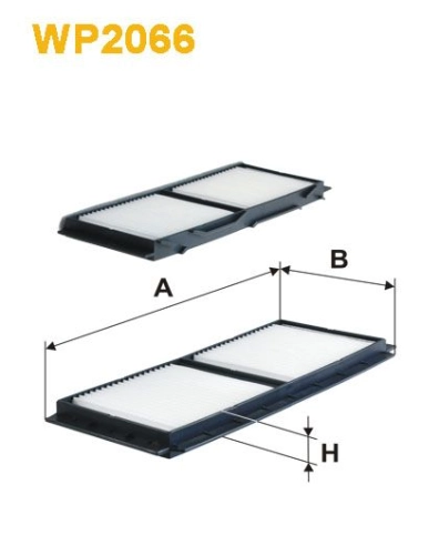 Original WIX Cabin Filter WP2066 - for MAZDA 3 (BL) 1.6