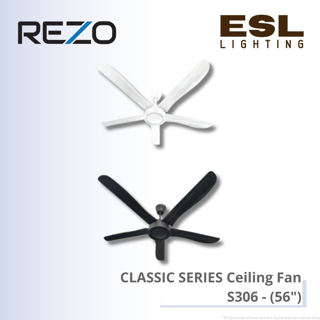 REZO CLASSIC SERIES Ceiling Fan S306 - 56"