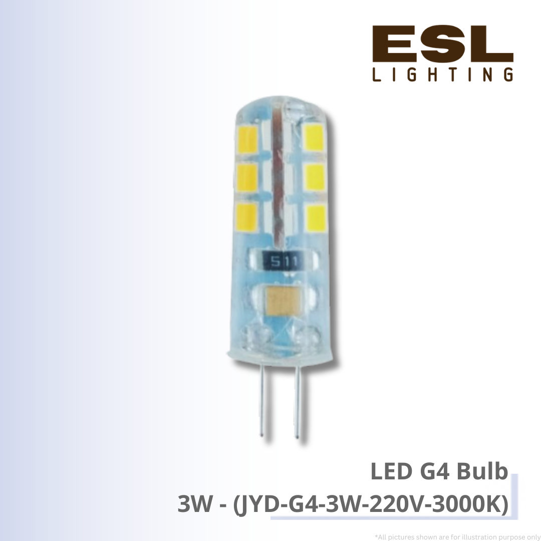 LED G4 Bulb White 3W - JYD-G4-3W-220V-3000K
