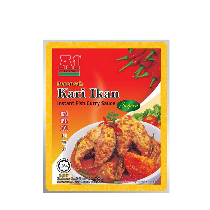 A1 INSTANT FISH CURRY SAUCE 200G