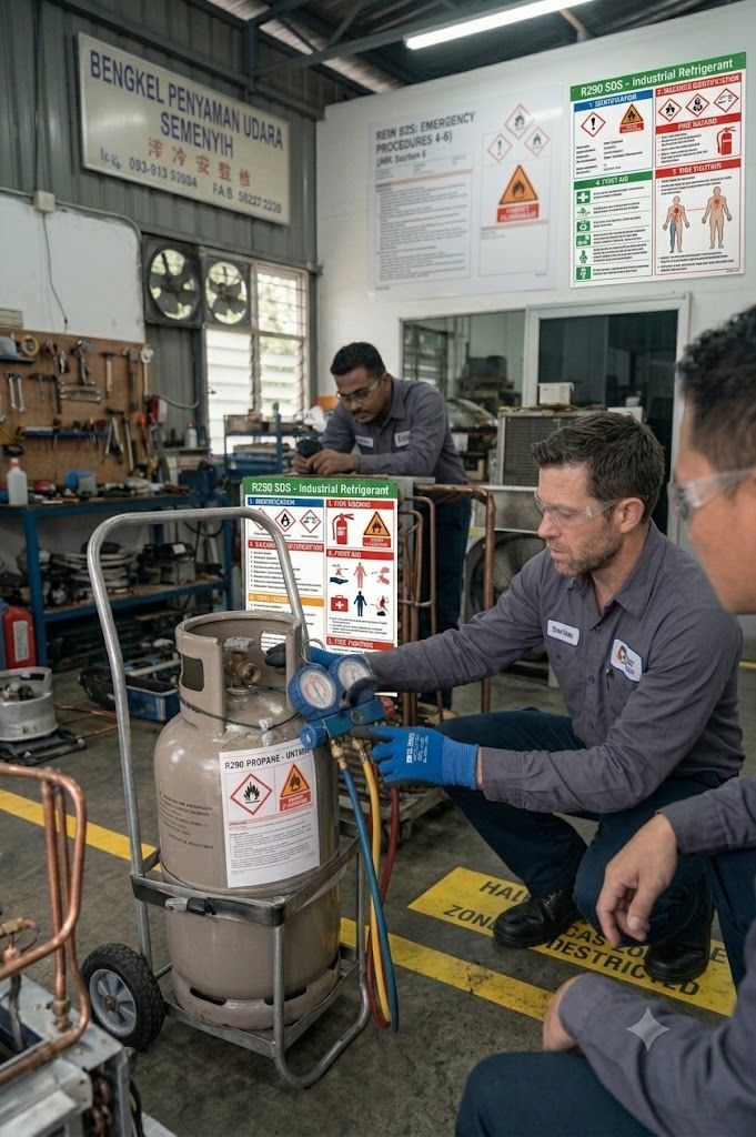 R290 residential HVAC SDS