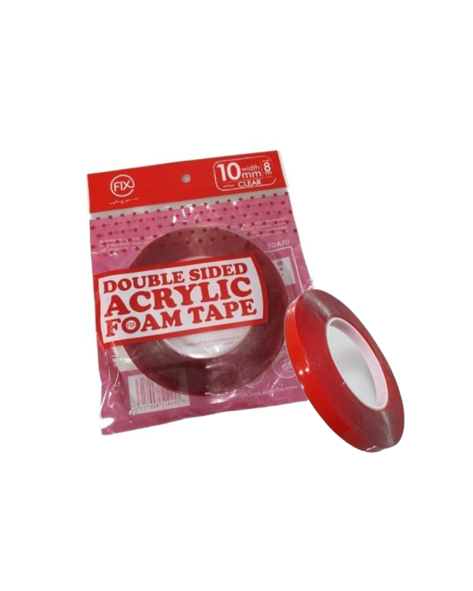 100R DS Acrylic Foam Tape (Clear) | 10x8